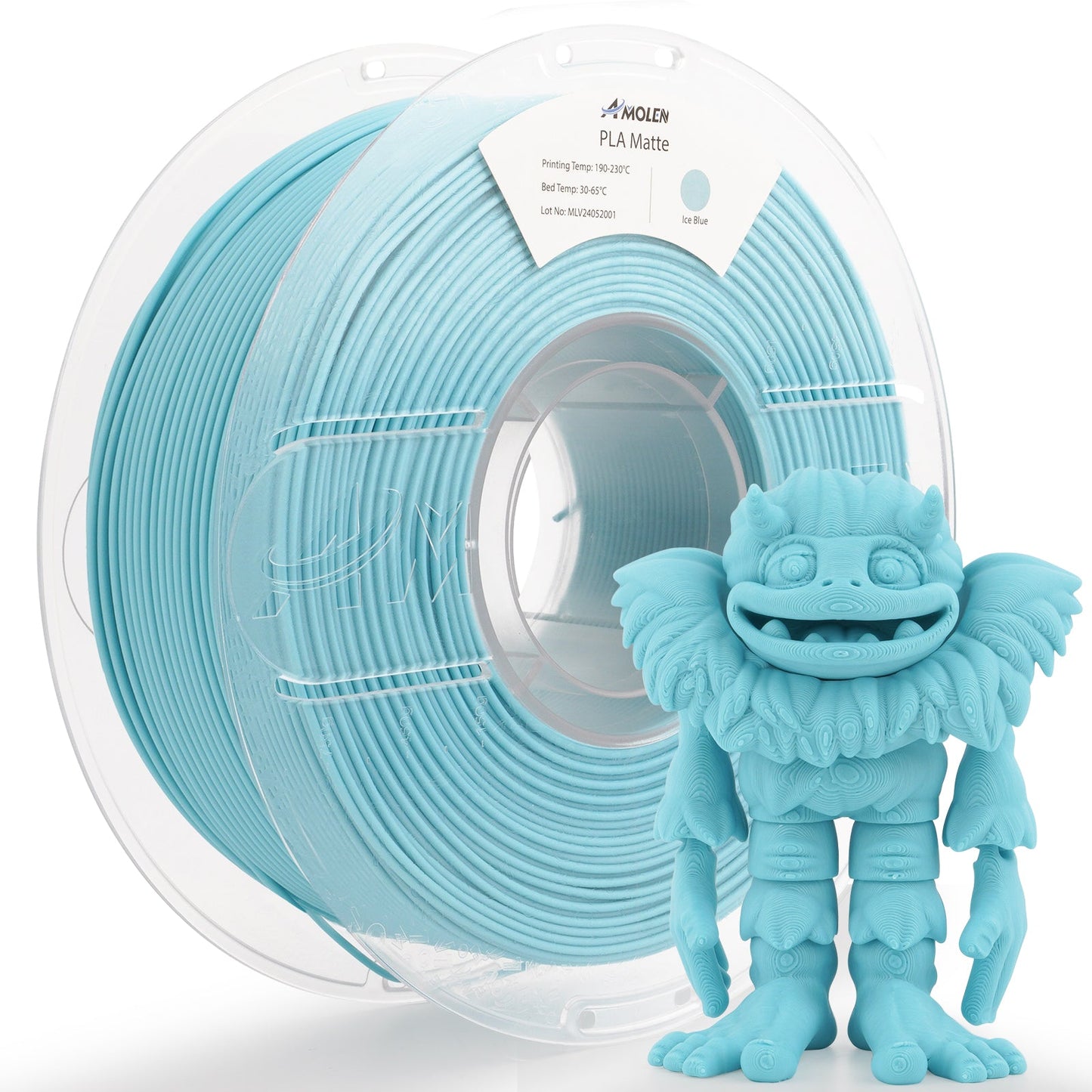 PLA Matte Basic 1.75mm, 1KG/2.2LB