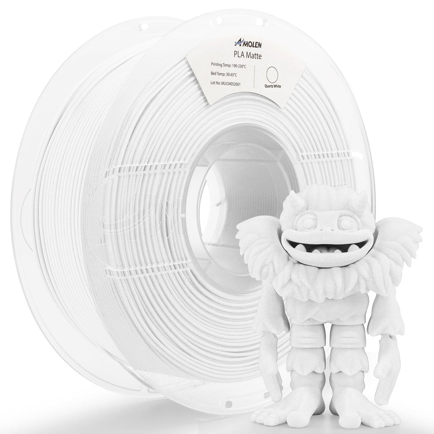 PLA Matte Basic 1.75mm, 1KG/2.2LB