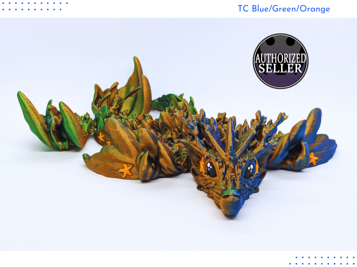 Mermaid Dragon - Baby Model - by Cinderwing3D