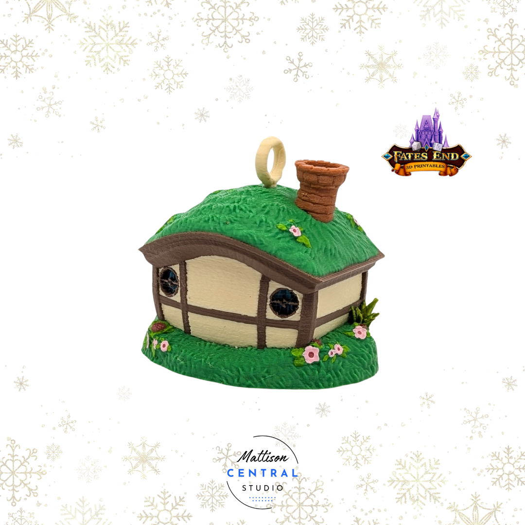 Halfling Hut Holiday Ornament