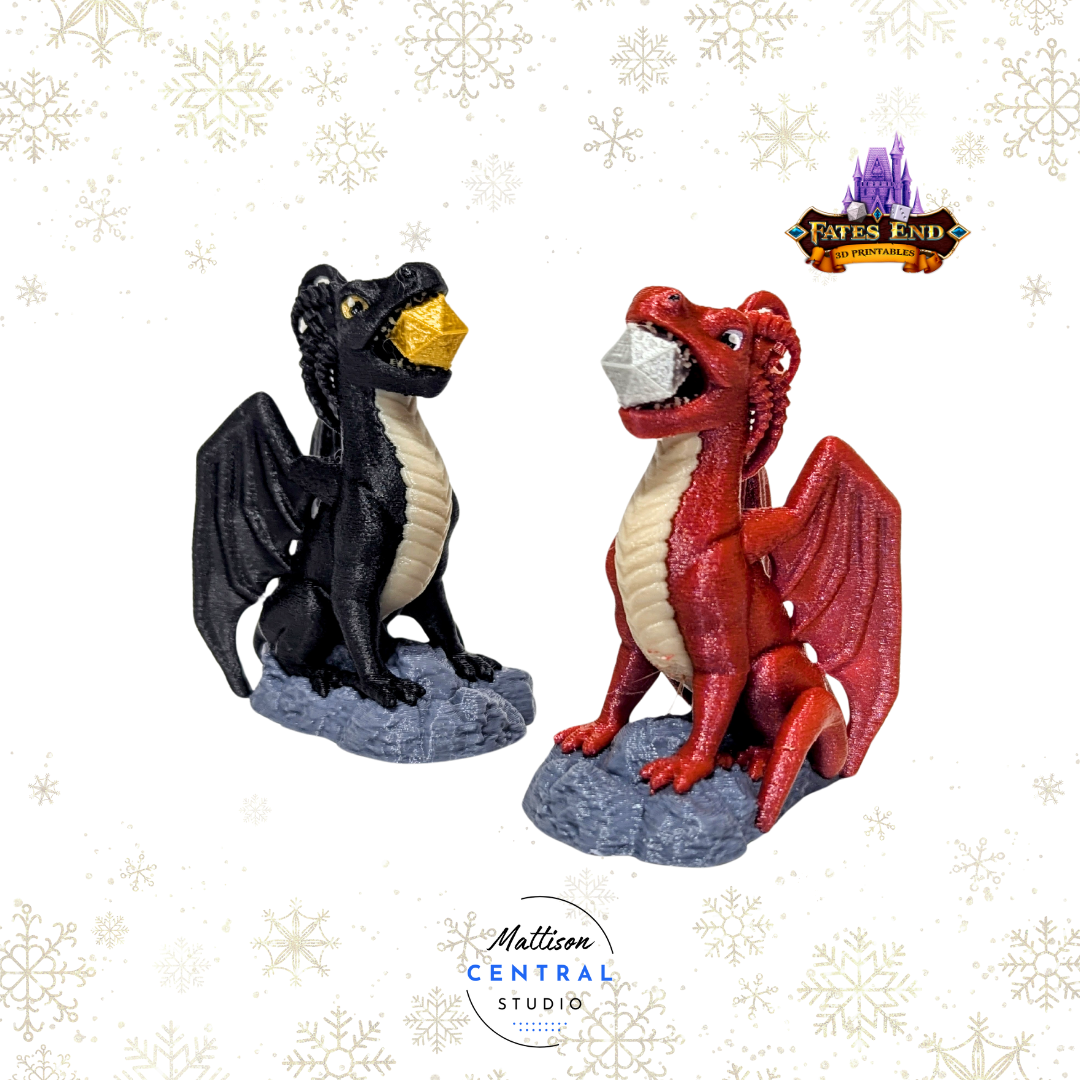 Om Nom Dragon Ornament