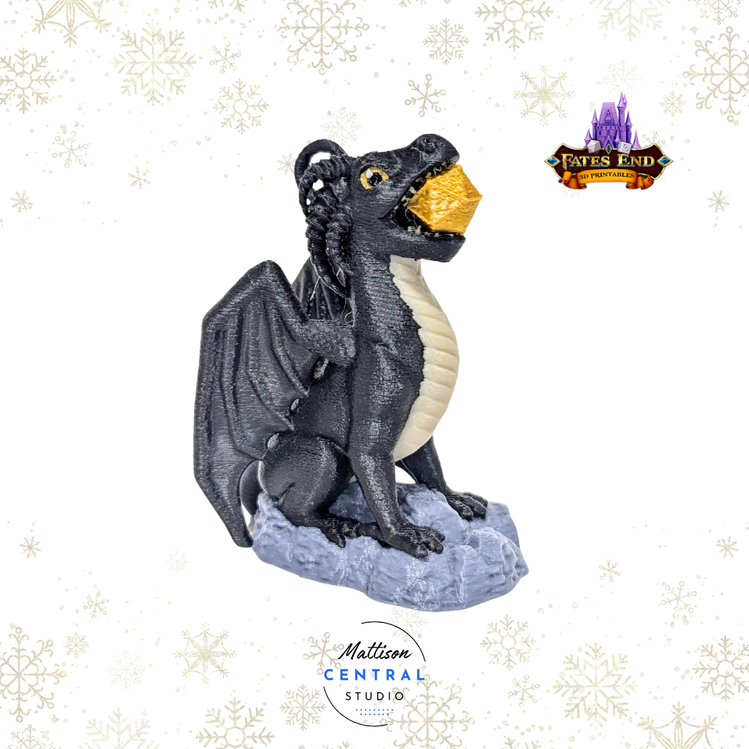 Om Nom Dragon Ornament