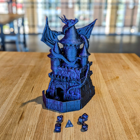 Dragon Siege Dice Tower | Dungeons and Dragons Dice Tower | Rolling Tower