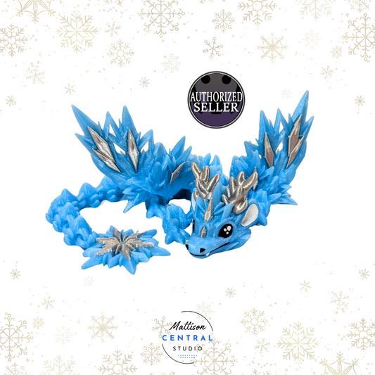 Winterwing Dragon - Baby Model - By Cinderwing3D
