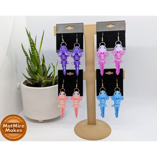 Adorable Axolotl Earrings