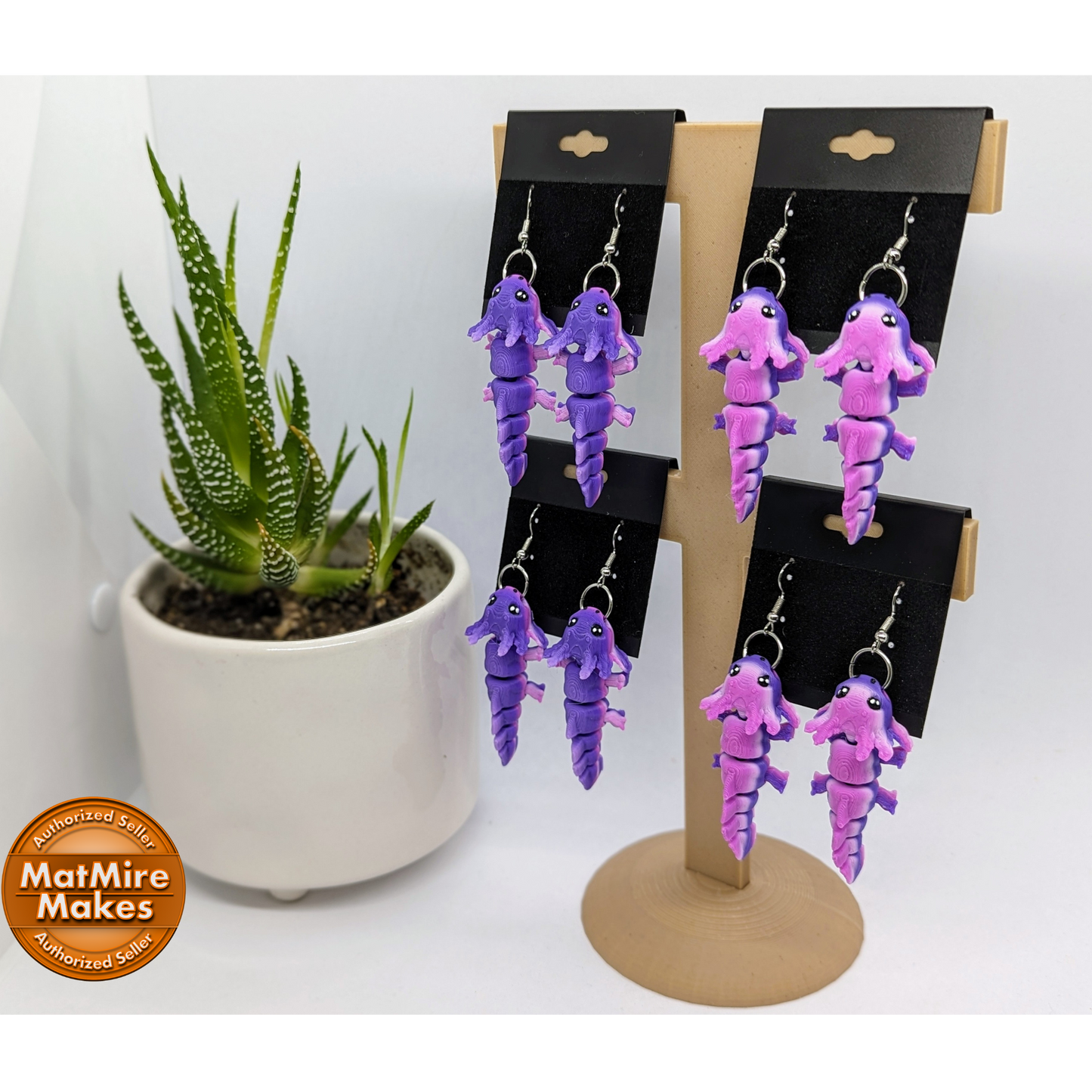 Adorable Axolotl Earrings