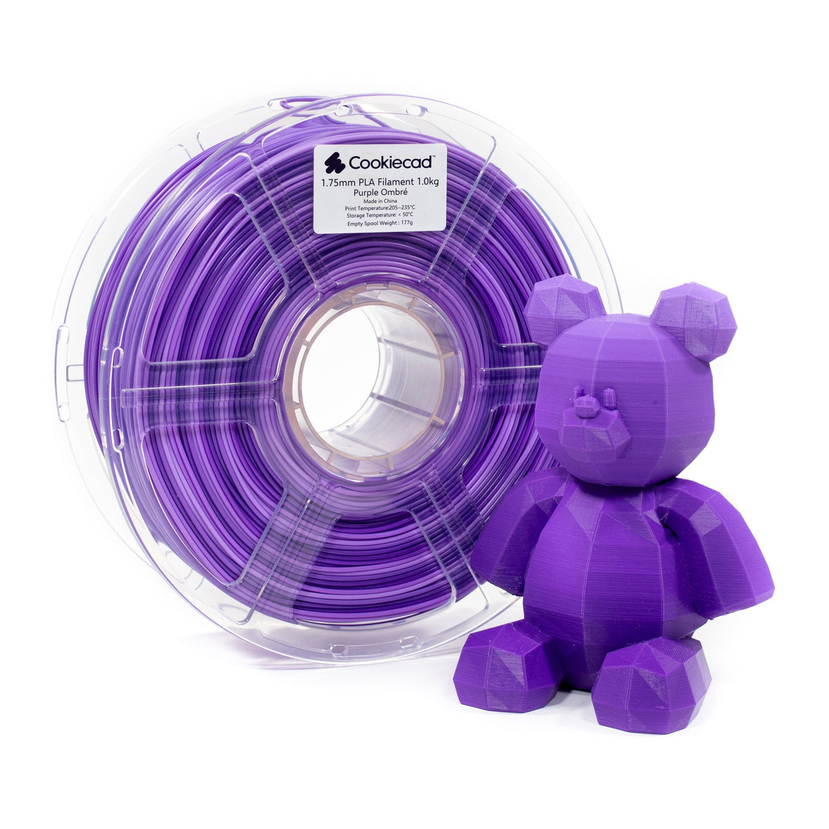 Purple Ombré PLA Filament 1.75mm, 1kg