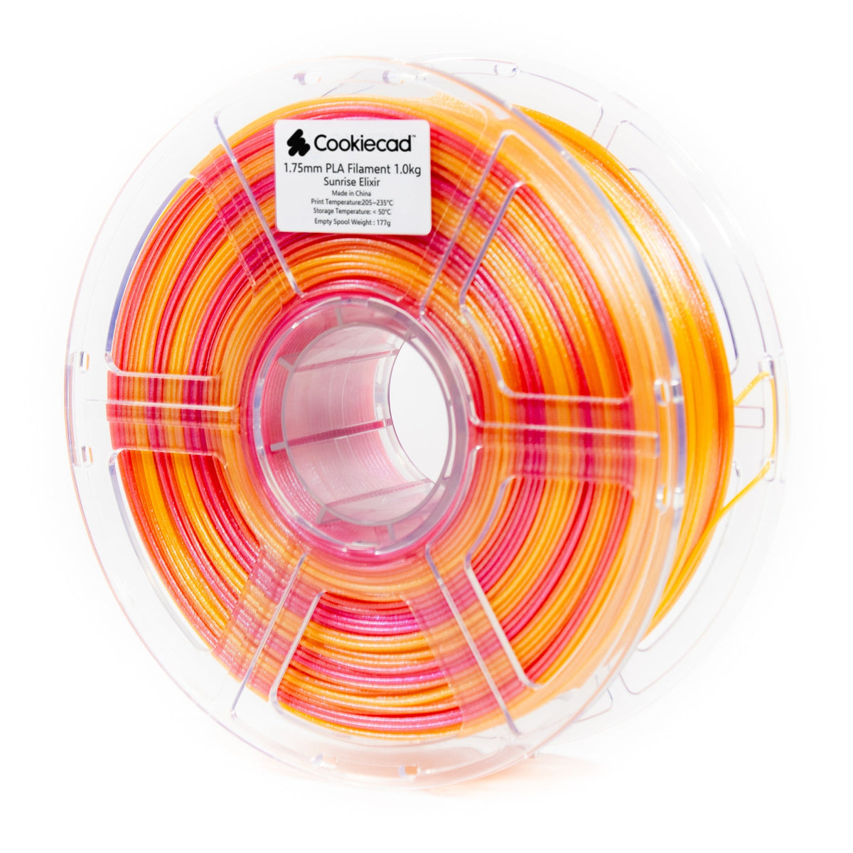 Sunrise Elixir (pink → orange → yellow) PLA Filament 1.75mm, 1kg