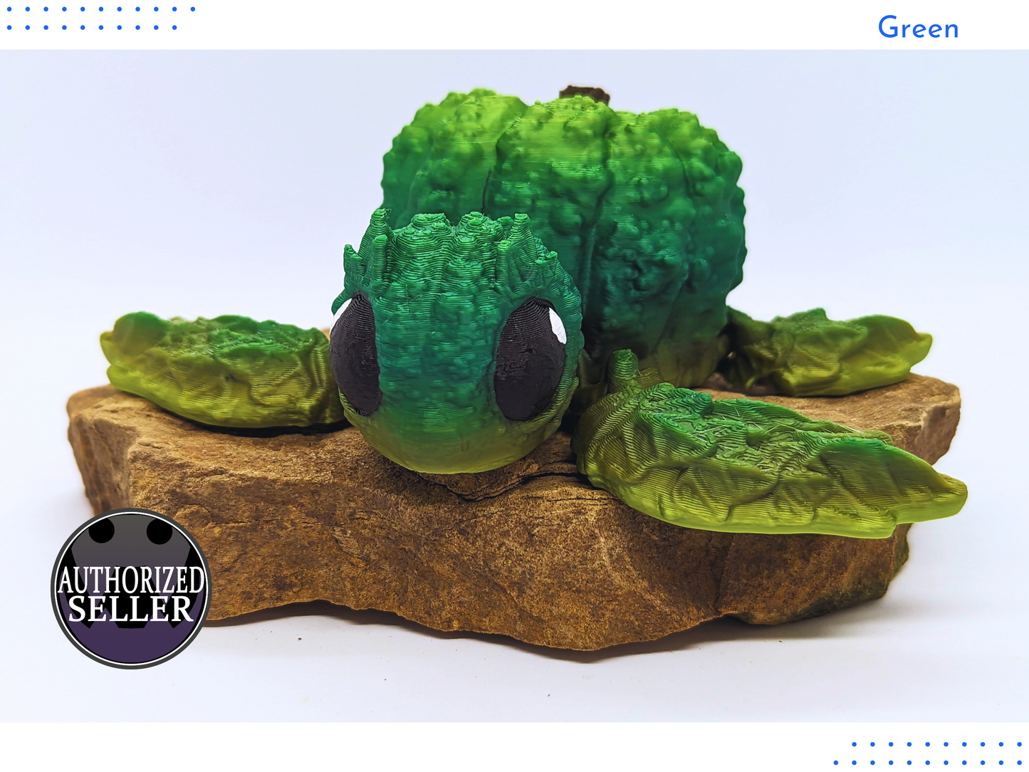 The Bumpkinurtle by Cinderwing3D | Find your Familiar | 3D Printed Flexi Familiar | Articulated Pumpkin Turtle