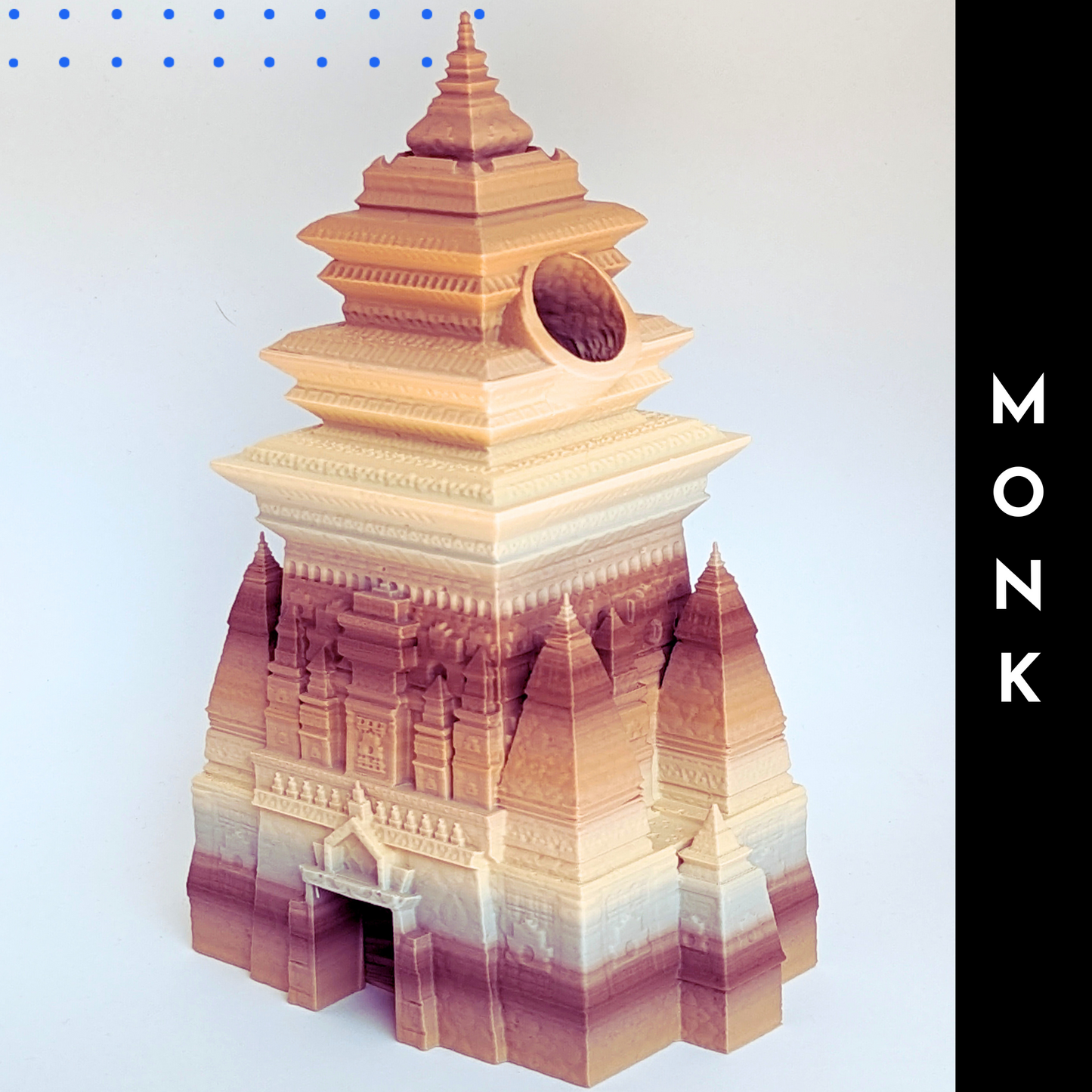 Monk Class Inspired D&D Dice Tower | Large Dice Tower | Great gift for your favorite Dungeons and Dragons DM, GM, or Player