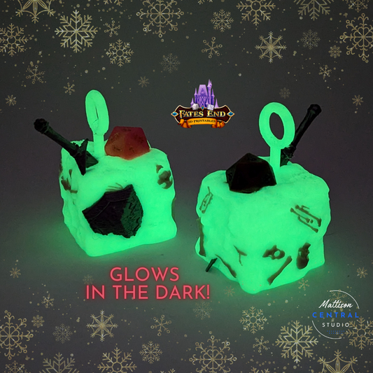 Gelatinous Cube Holiday Ornament