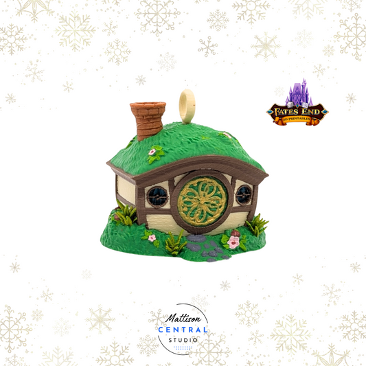 Halfling Hut Holiday Ornament