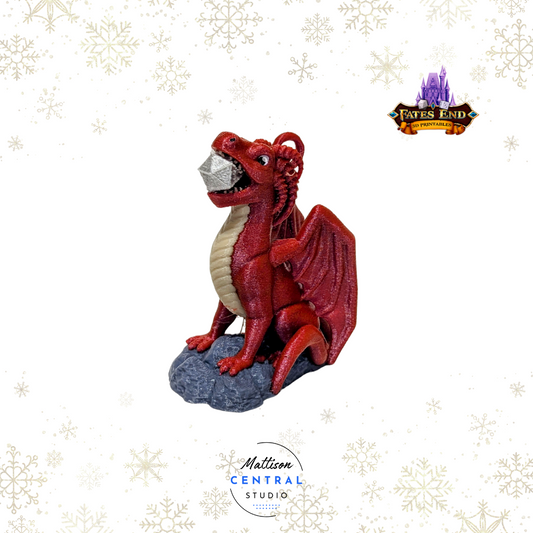 Om Nom Dragon Ornament