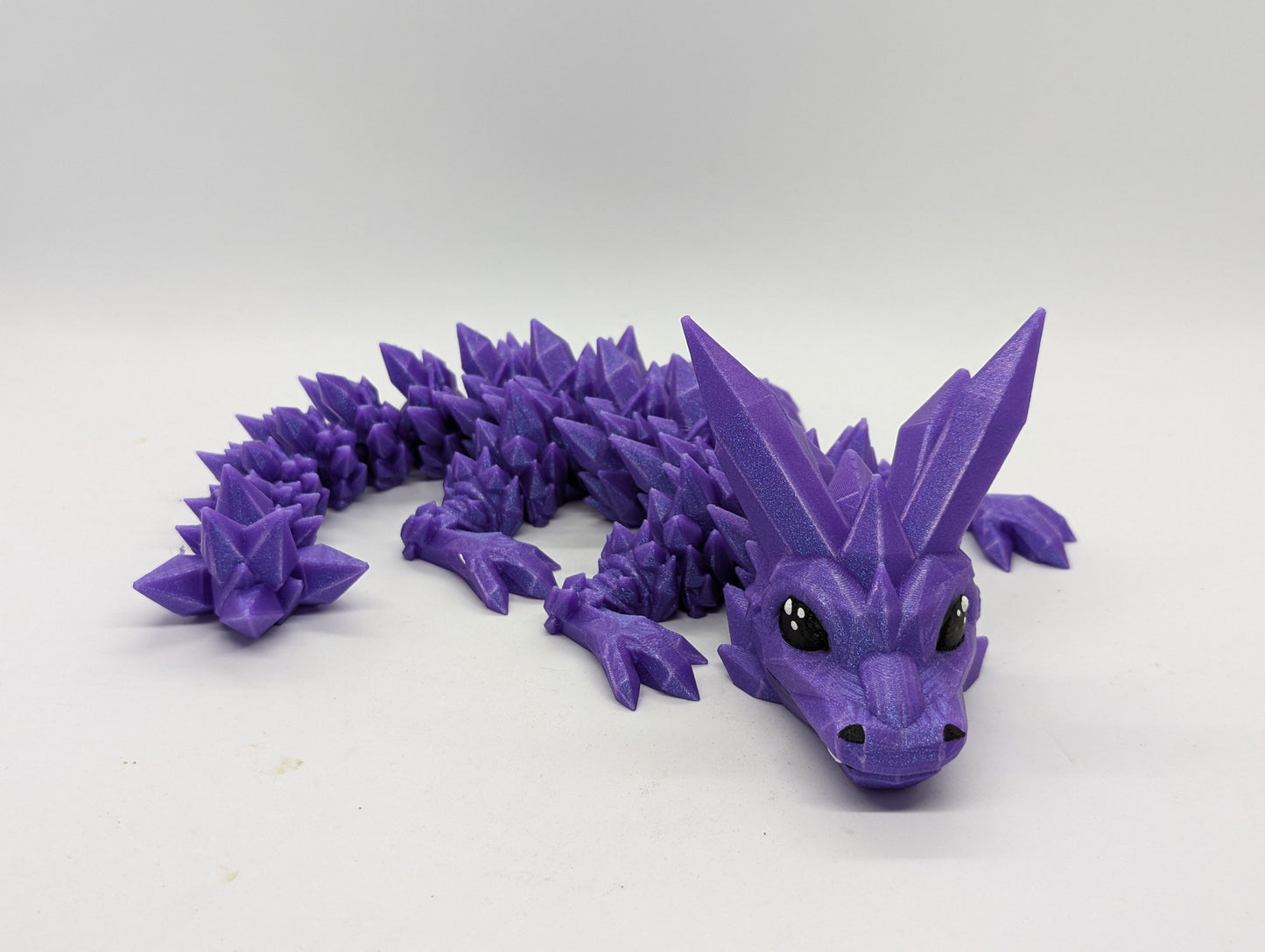 Baby Crystal Dragon by Cinderwing3D | Find your Familiar | 3D Printed Flexi Familiar