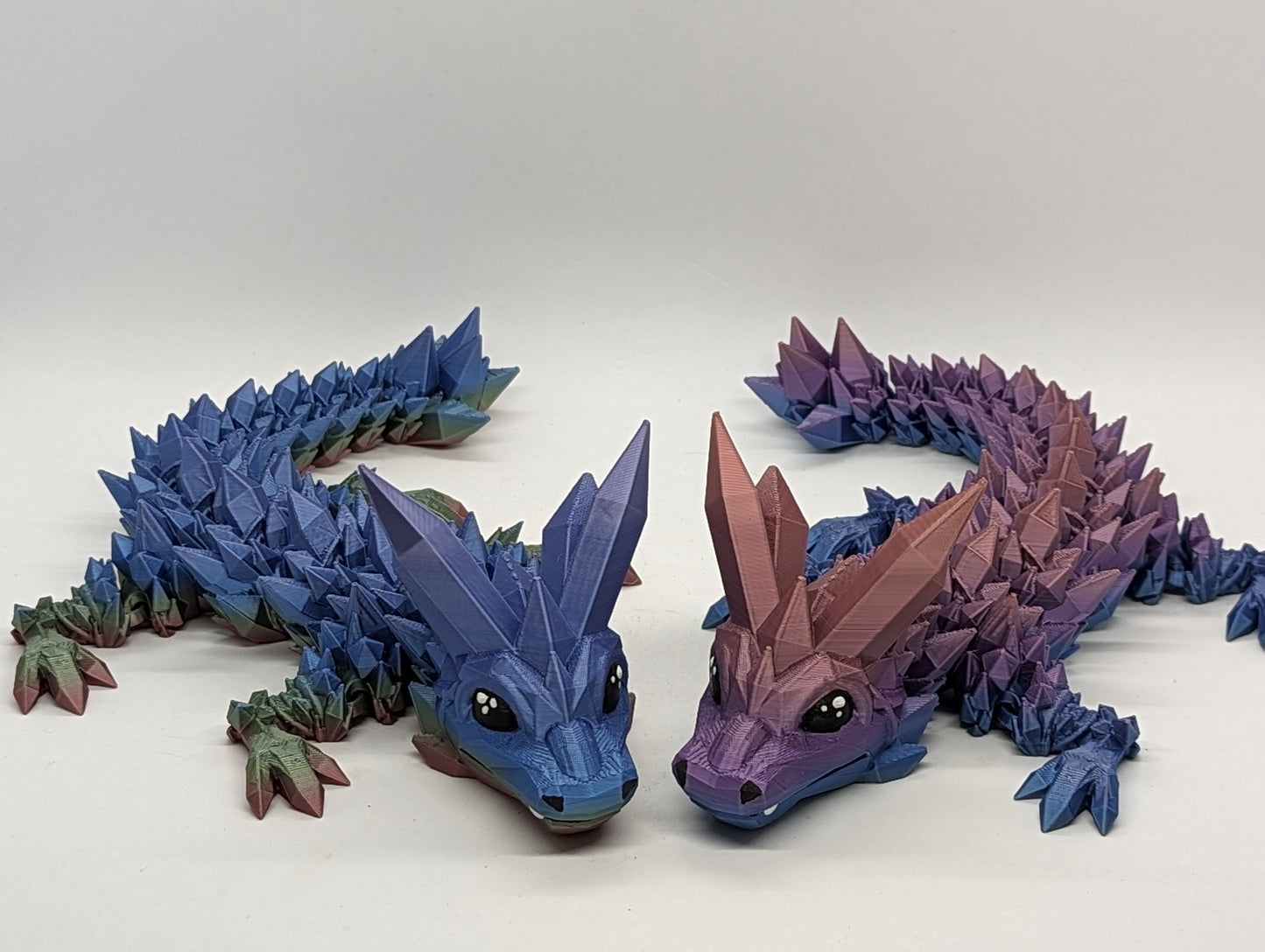 Baby Crystal Dragon by Cinderwing3D | Find your Familiar | 3D Printed Flexi Familiar