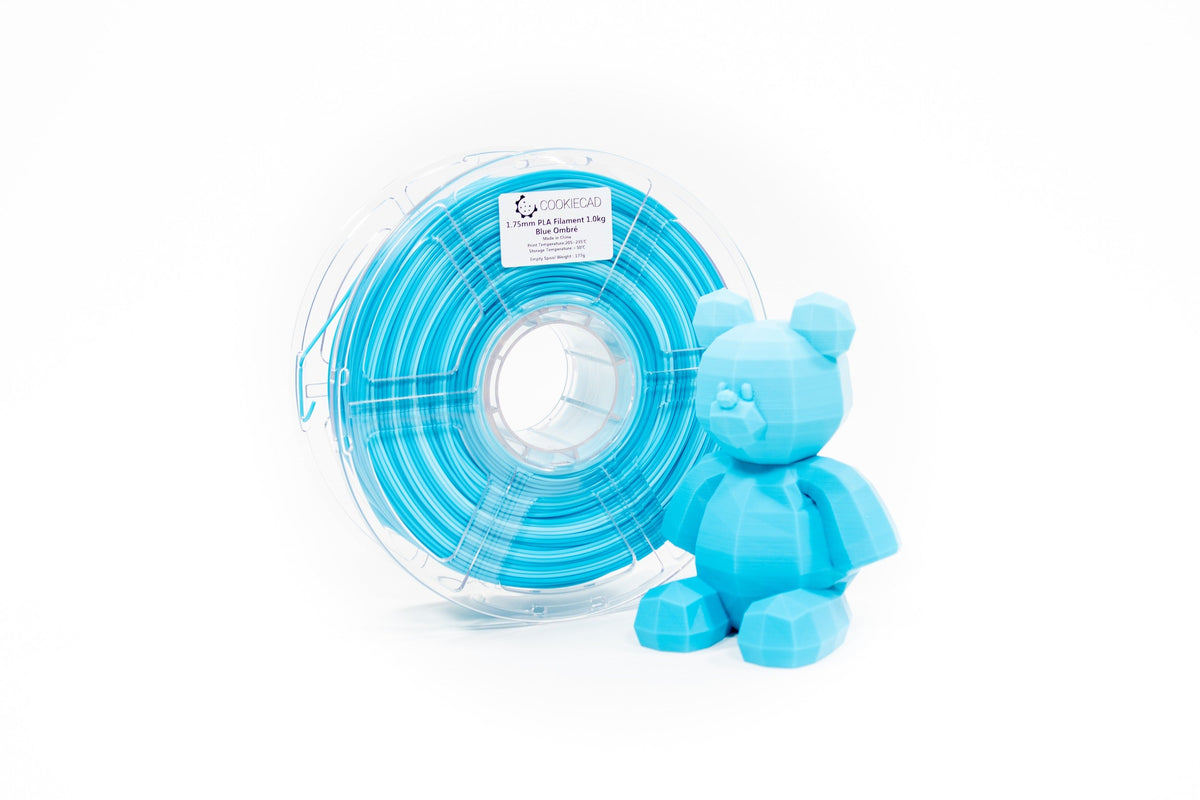 Blue Ombré PLA Filament 1.75mm, 1kg