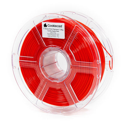 Candy Apple Red PLA Filament 1.75mm, 1kg