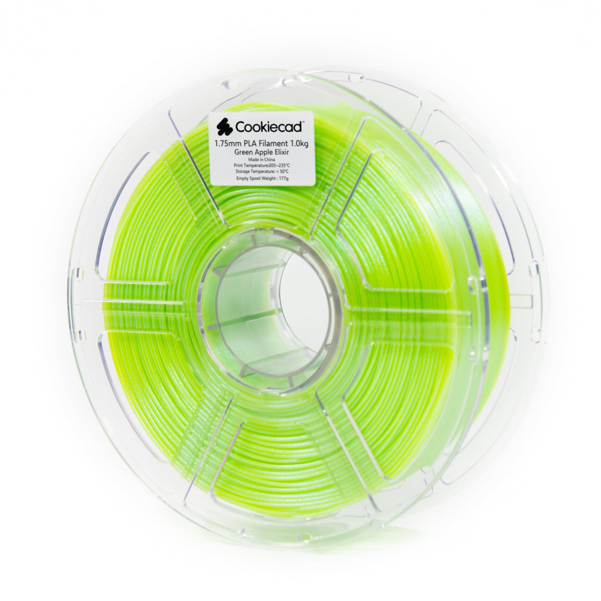 Green Apple Elixir PLA Filament 1.75mm, 1kg