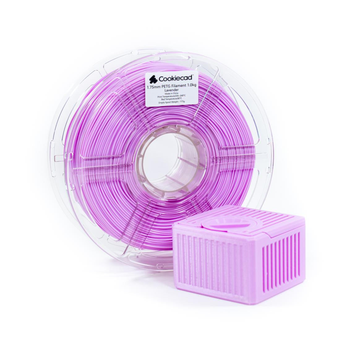 PETG Lavender PETG Filament 1.75mm, 1kg