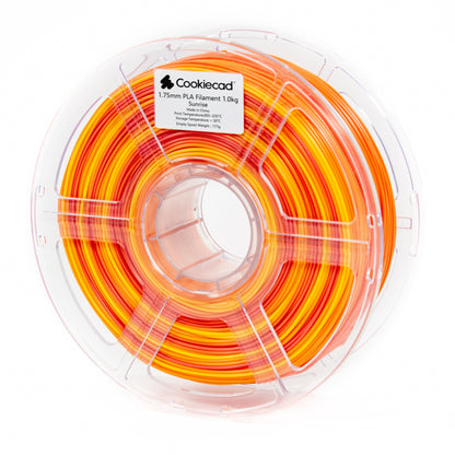 Sunrise (pink → orange → yellow) PLA Filament 1.75mm, 1kg