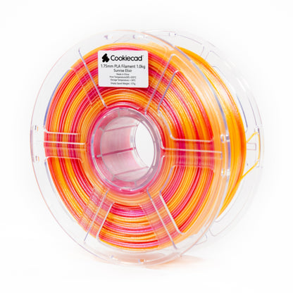 Sunrise Elixir (pink → orange → yellow) PLA Filament 1.75mm, 1kg