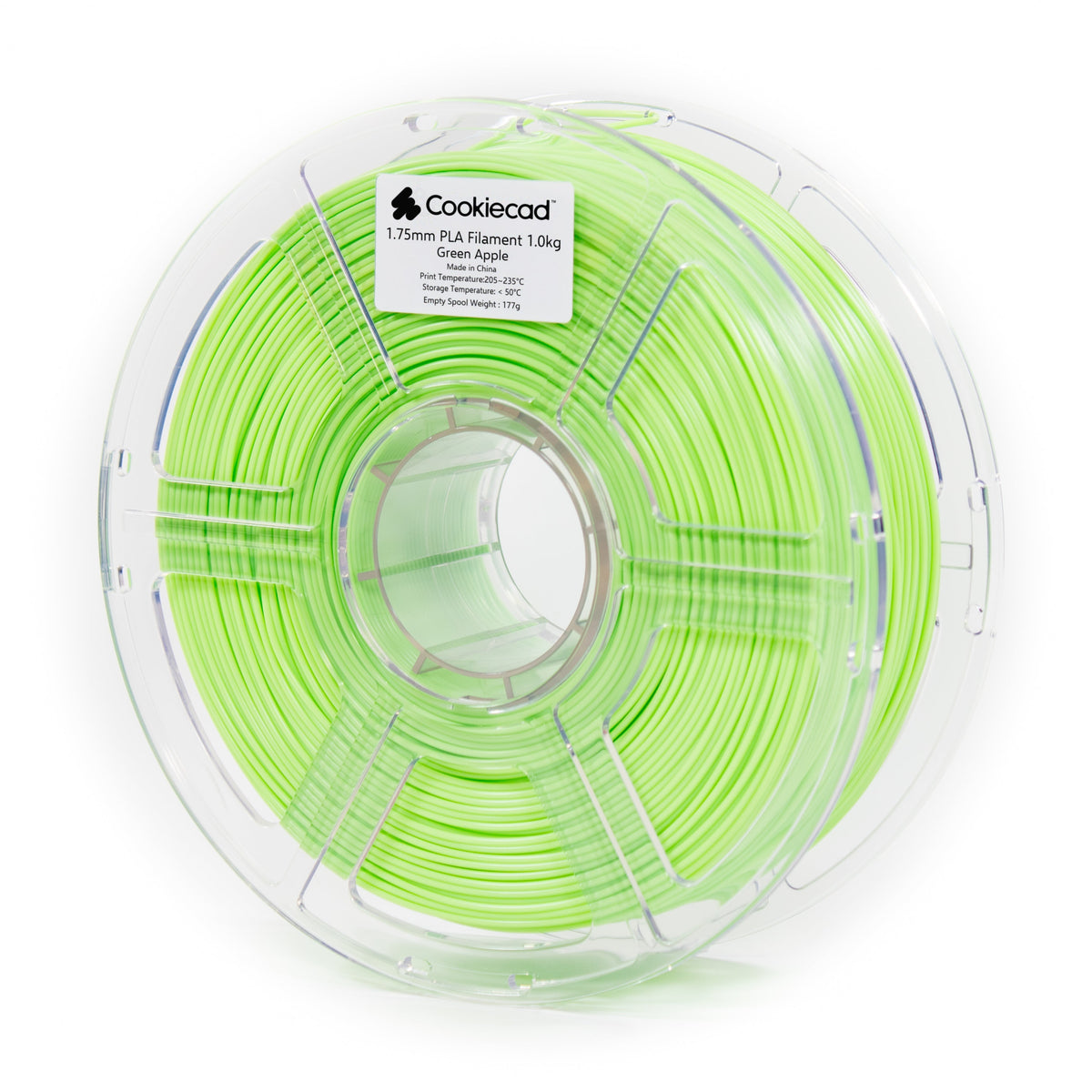 Green Apple PLA Filament 1.75mm, 1kg