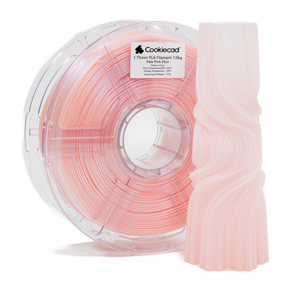 Pale Pink Elixir PLA Filament 1.75mm, 1kg